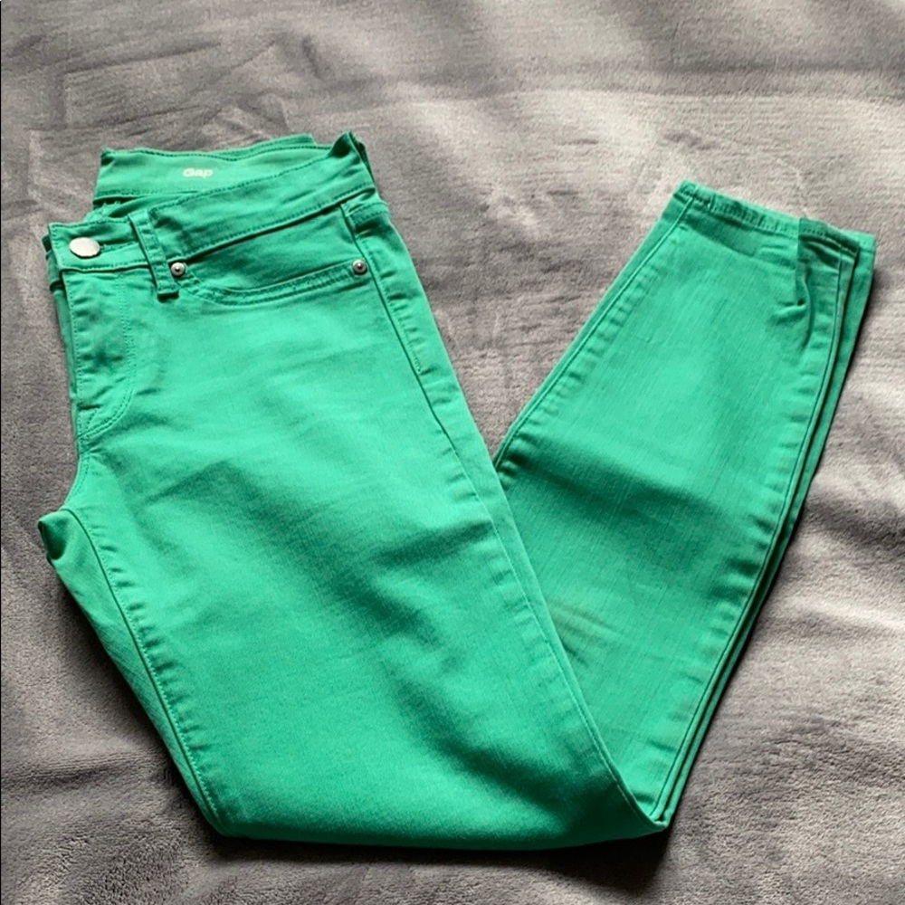 Gap Green Legging Jeans